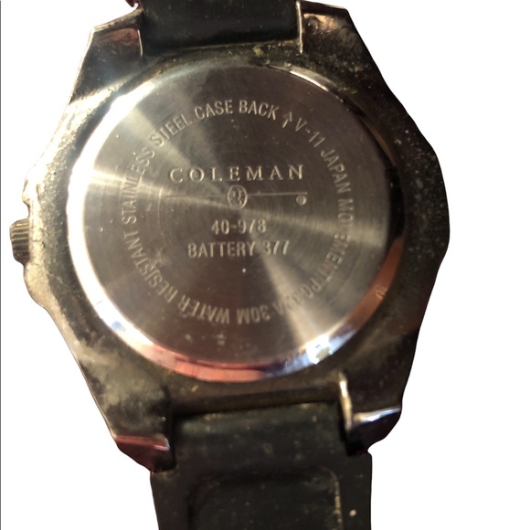 Coleman Black Adjustable Water Resistant Analog Watch - Picture 4 of 5
